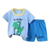 Children's short-sleeved set, summer pure cotton boys' clothes, thin new girls' T-shirts, summer clothes, baby children's clothing Item Picture